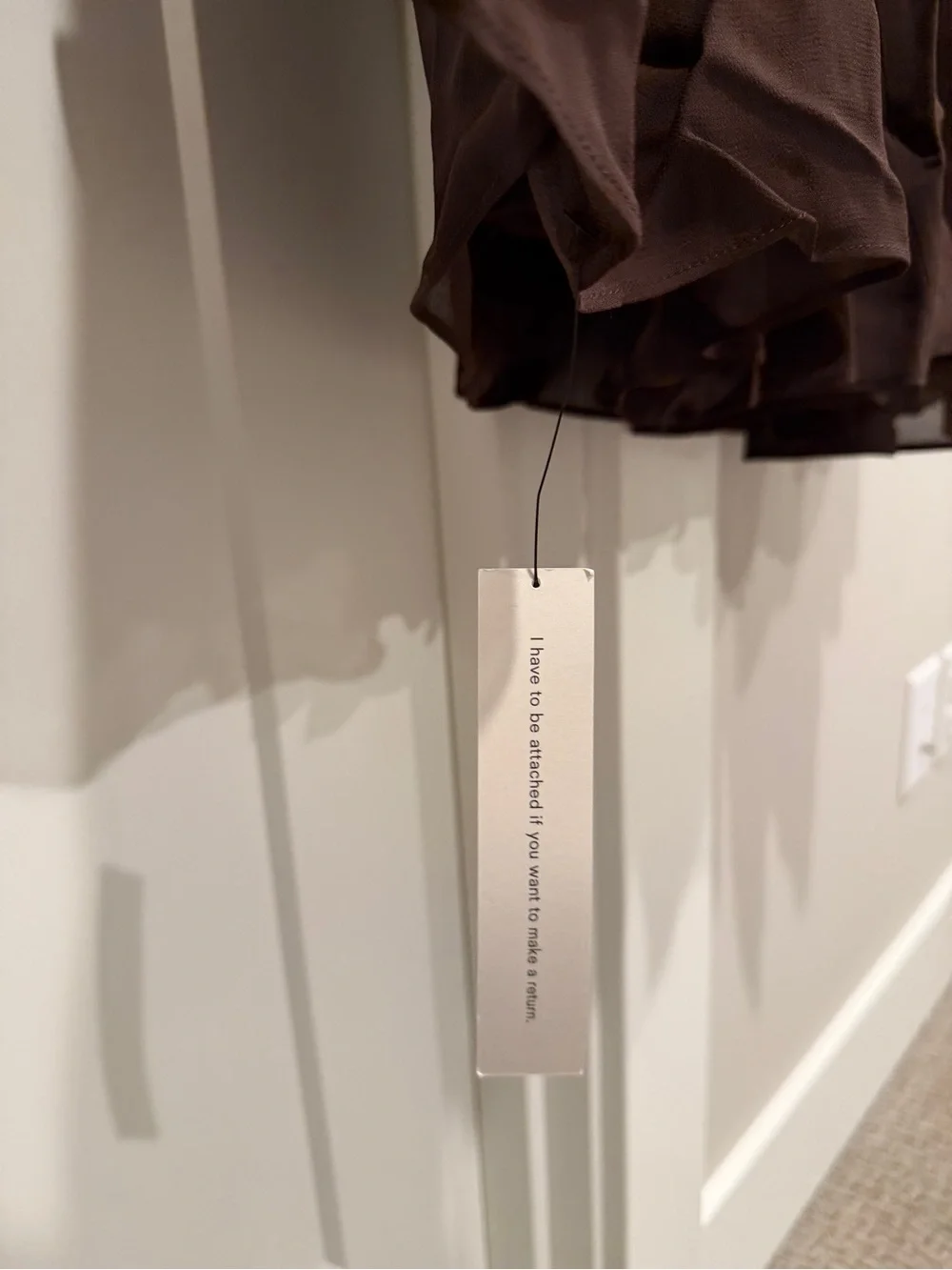 Reformation Maven Dress in chocolate mole size 8 - Picture 6 of 7